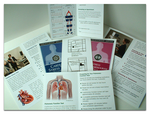 graphic designer brochure series medical